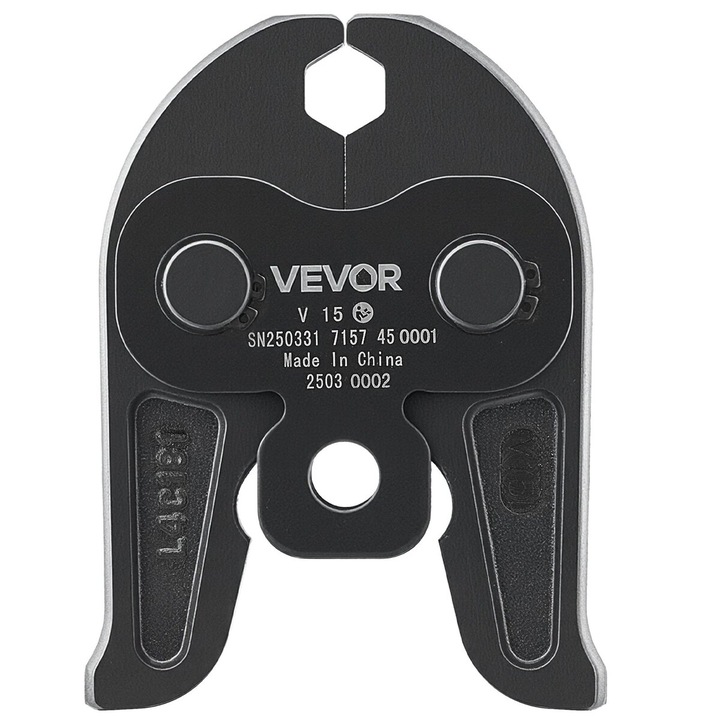 Falca de presare V15, Vevor, 15mm, pentru tevi din inox, 148x110x39mm