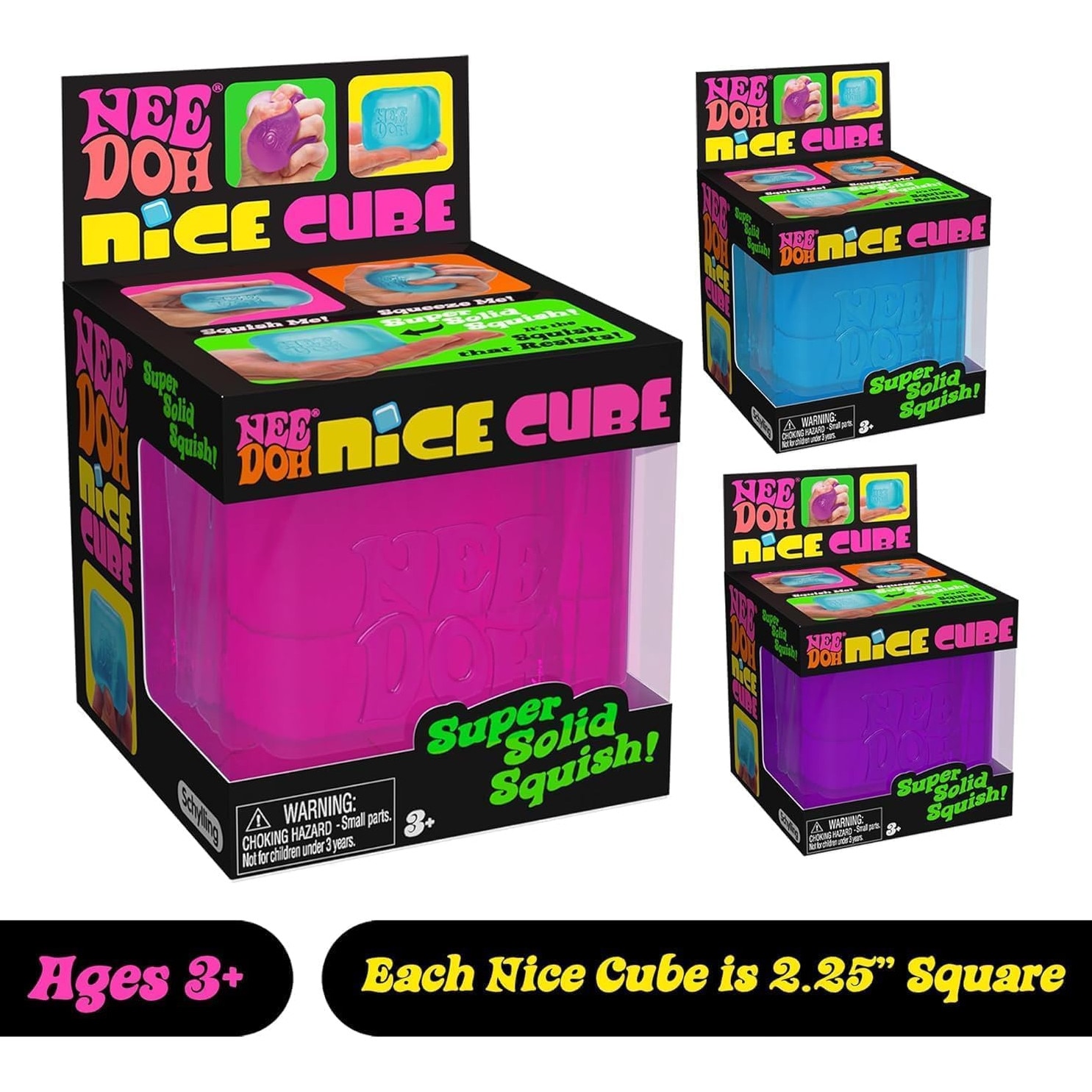 Jucarie senzoriala de strans Nice Cube, 2.25