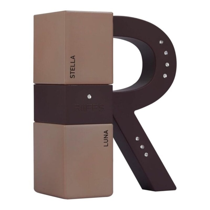 Set parfum unisex R Stella & R Luna, Riiffs, Eau de Parfum, 2 x 50 ml, note gurmande-florale-orientale
