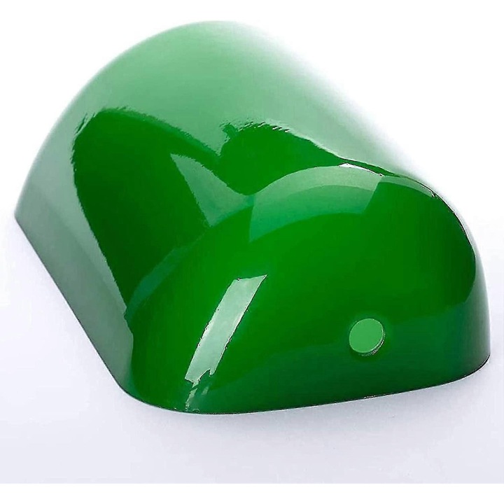 Abajur de lampa bancara de sticla, dimensiuni 22.5x13.5x7.5cm, multicolor, set disponibil