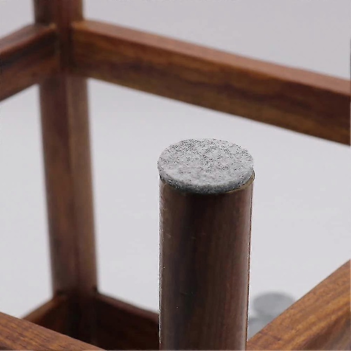 Пакет от 50 броя протектори за под, самозалепващи, 1" диаметър, сиви, за мебели