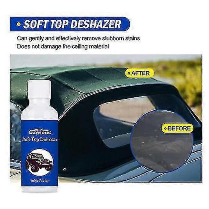 Tisztítókészlet vinil tetőkhöz, 50ml, UV-védelem, Jeep-hez