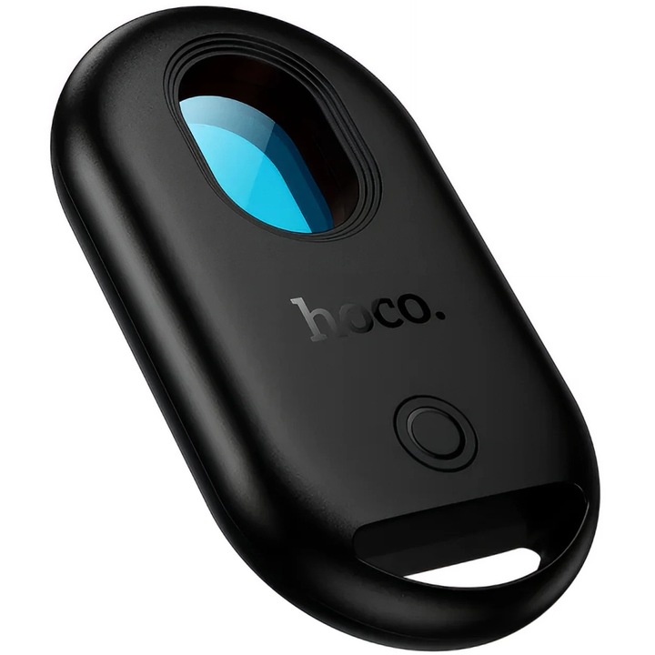 Oglindă pentru bicicletă Hoco SmartTag E95 3in1, negru, plastic