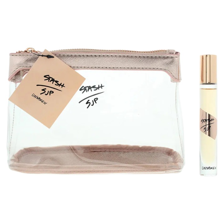 Set Sarah Jessica Parker Stash SJP Unspoken, Punga din Textil, Apa de Parfum 10 ml