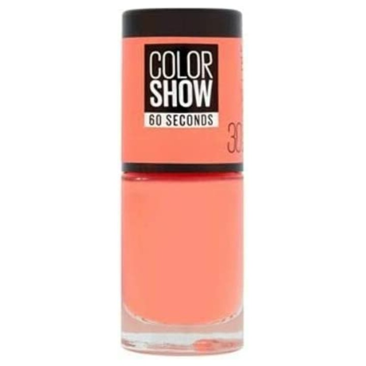 Лак за нокти Maybelline Color Show 60 Seconds Nr. 130, корал, 7 мл
