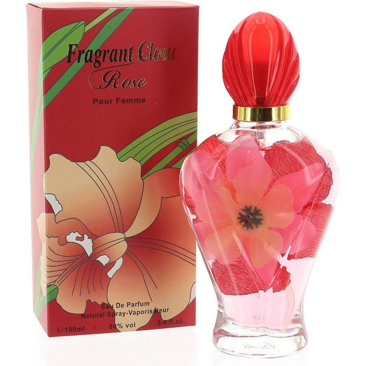Fine Perfumery, Fragrant Cloud Rose, Eau de Parfum, Pentru Femei, 100 ml