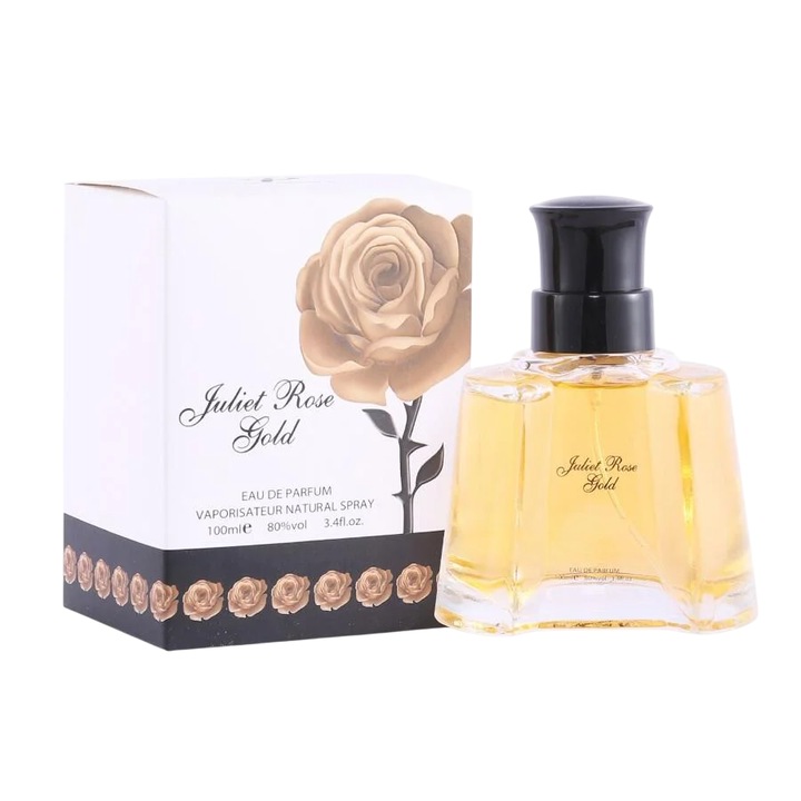 Fine Perfumery, Juliet Rose Gold, Eau de Parfum, Pentru Femei, 100 ml