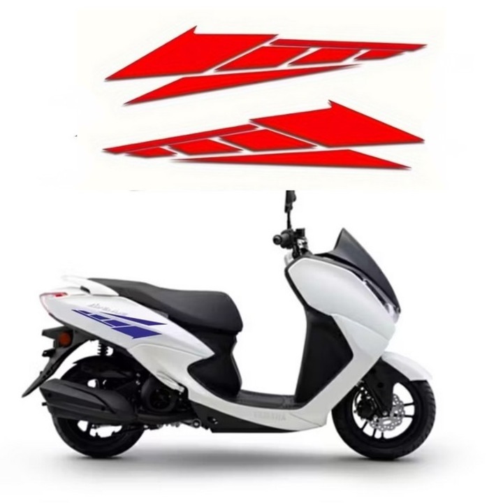 Set 2 bucati autocolante motocicleta, PVC reflectorizant 20cm potrivite pentru carenajul spate si fata pentru Honda ADV yamaha suzuki kavasaki