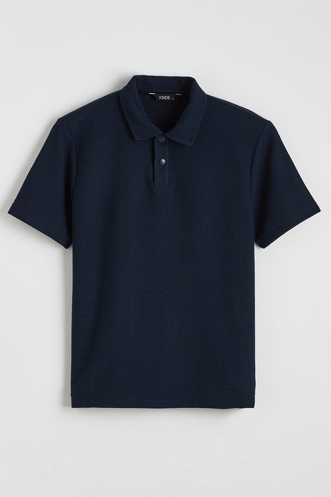 LC WAIKIKI, Tricou polo cu model uni, Bleumarin