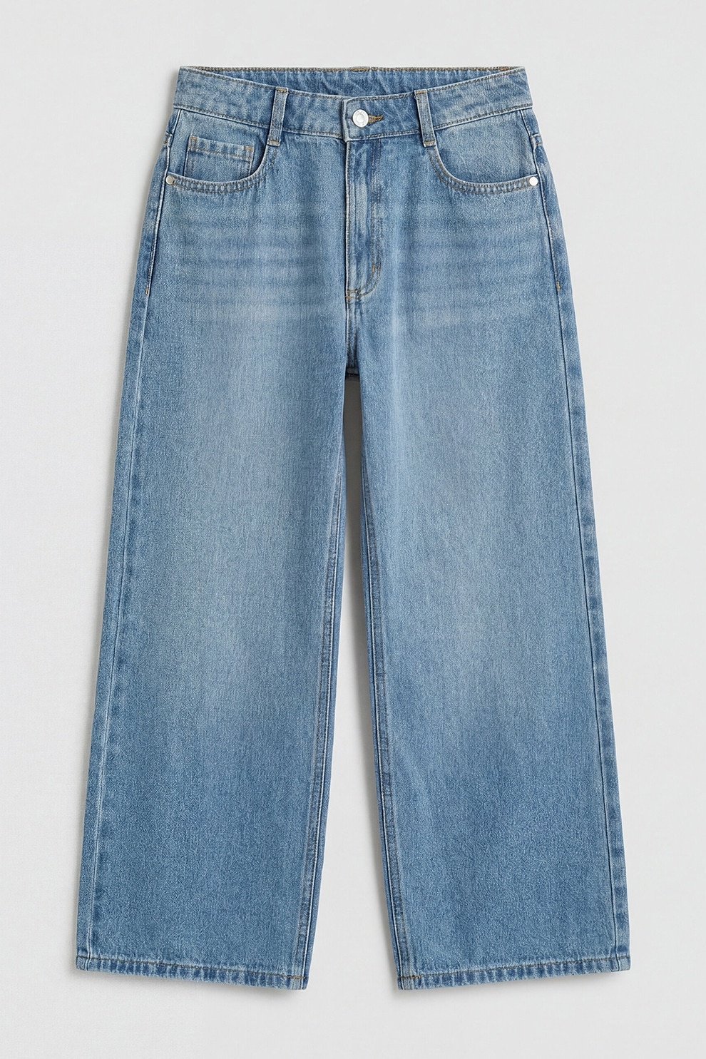 LC WAIKIKI, Blugi super skinny cu aspect deteriorat, Albastru