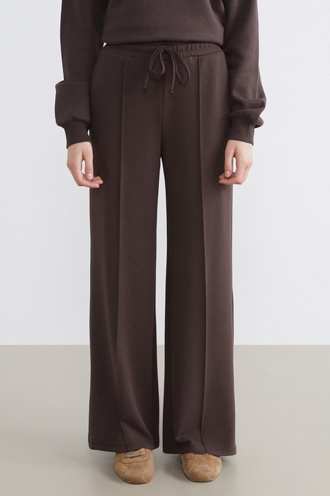 LC WAIKIKI, Pantaloni de trening cu snur, Maro pamantiu