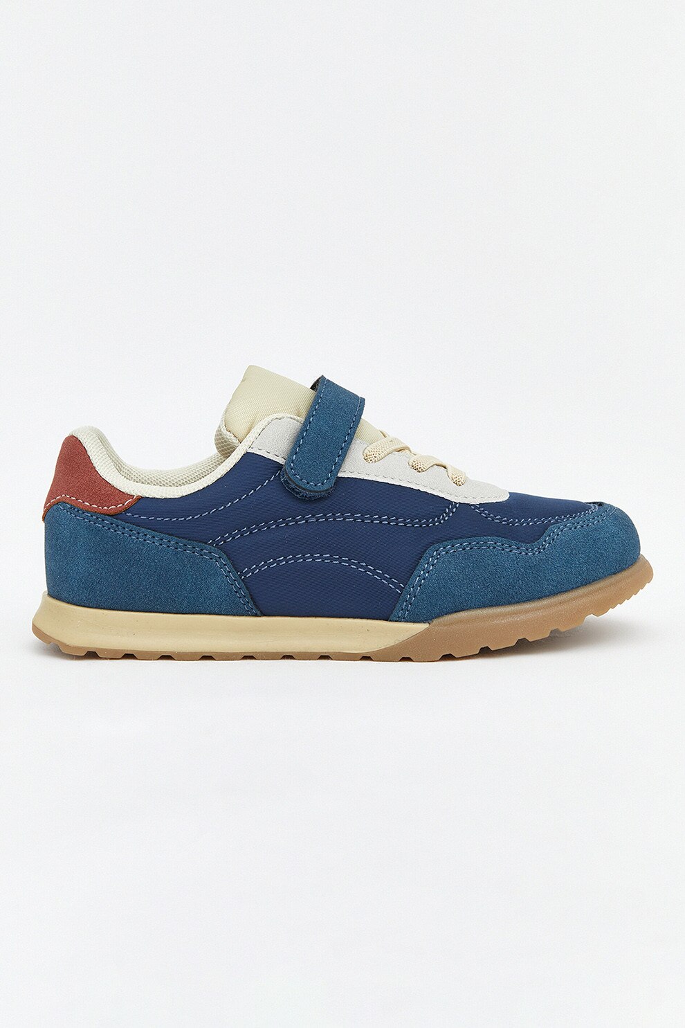 LC WAIKIKI, Pantofi sport low-cut cu inchidere velcro, Bleumarin