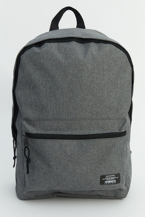 LC WAIKIKI, Rucsac din material textil cu fermoar, Gri deschis melange