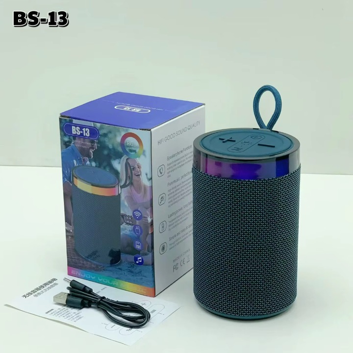 Boxa Bluetooth Portabila, cu Lumini RGB Multicolore, Sunet Clar si Bass Puternic, Efecte Luminoase pentru Atmosfera de Petrecere, Conectare Wireless, Ideala pentru Casa, Birou, Evenimente si Exterior