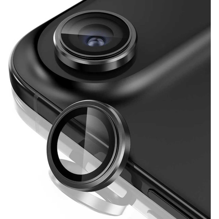 Intelli® Folie de sticla protectie camera compatibila cu Apple iPhone 17 Air, Ultra-Subtire, Claritate HD
