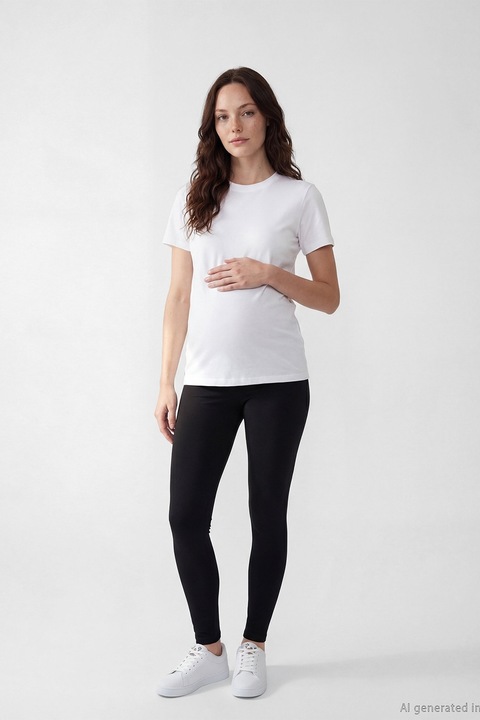 LC WAIKIKI, Colanti din amestec de bumbac cu talie ajustabila, Gri antracit