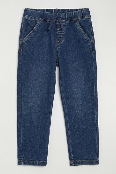 LC WAIKIKI, Blugi conici cu snur in talie, Bleumarin