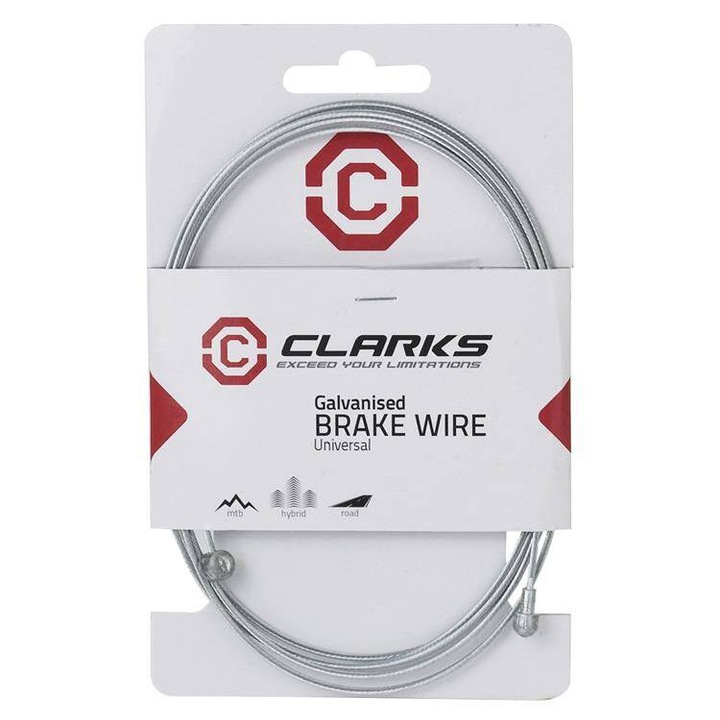 Спирачен кабел за велосипед Clarks 2000 мм поцинкован MTB Road