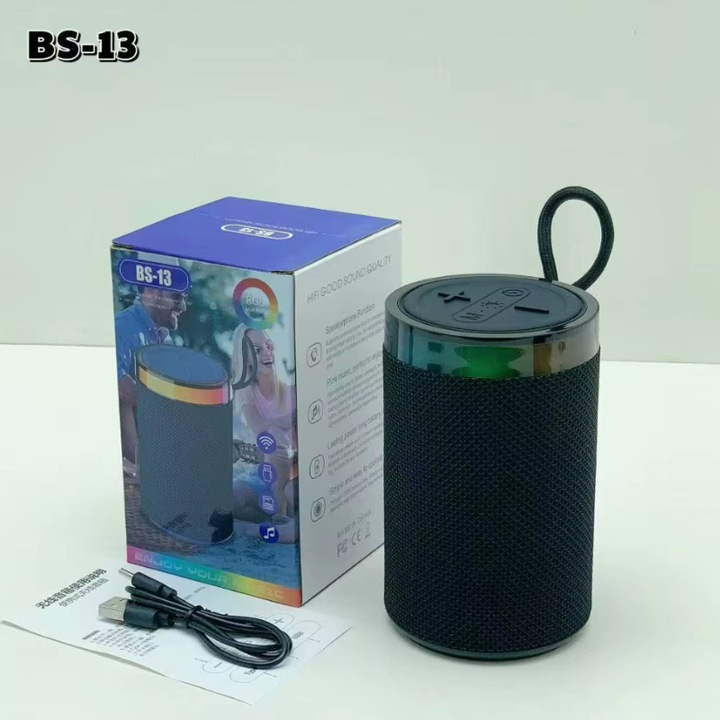 Boxa Bluetooth Portabila, cu Lumini RGB Multicolore, Sunet Clar si Bass Puternic, Efecte Luminoase pentru Atmosfera de Petrecere, Conectare Wireless, Ideala pentru Casa, Birou, Evenimente si Exterior