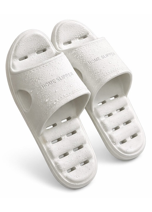 Унисекс чехли за баня MENZ®, модел Aqua Step, Крем, 38-39
