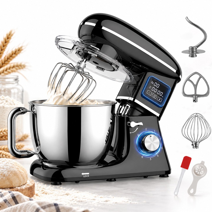 Mixer boabe de cafea, Life, 25 W, 300x60x50 mm, Negru