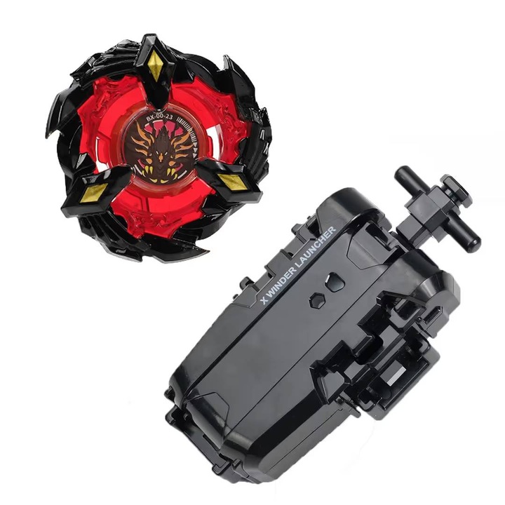 Titirez - Set de Lupta Battling X – Soar Phoenix, Serie Attack cu Rotatie spre Dreapta, Include Lansator X String, Titirez de Inalta Performanta, Joc de Actiune pentru Copii 6 Ani+