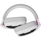 Слушалки wireless Fury Fukiya F6, USB-C интерфейс, стерео звук, честотна характеристика 20 - 20000 Hz, време за използване 40 ч, осветление, бели