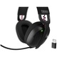 Безжични слушалки Fury Fukiya F6, USB-C интерфейс, Стерео звук, Честотна характеристика 20 - 20000 Hz, Време за използване 40 часа, Осветление, Черен