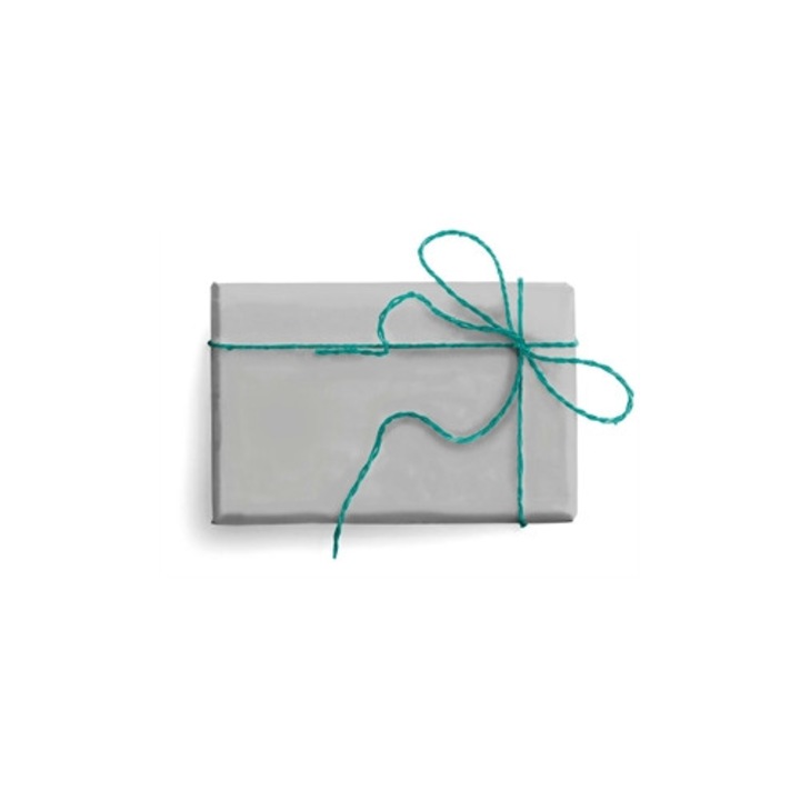 Hartie de impachetat cadouri Glossy pliata argintie Kartos