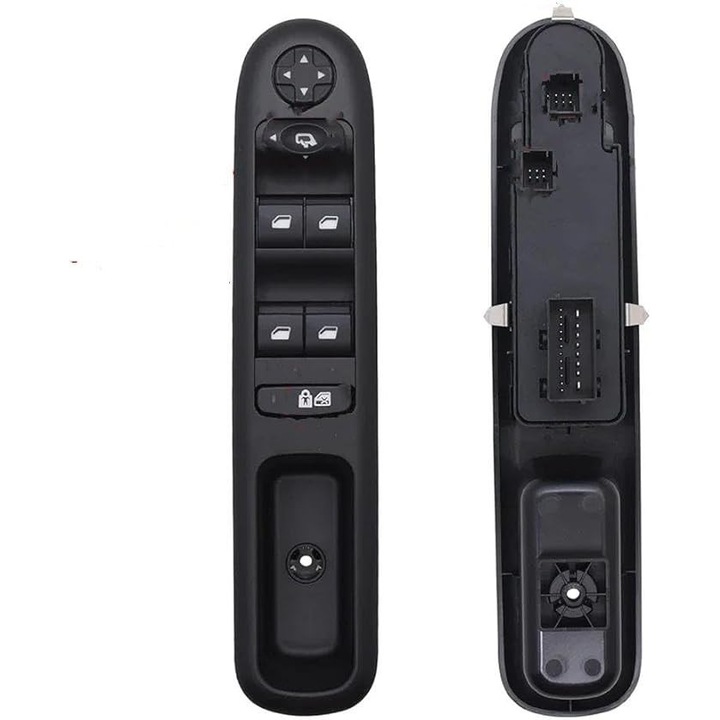 Бутон за електрически прозорец преден ляв за Peugeot 3008 2009-2016 5008 2009-2016, главен превключвател за прозорци със сгъваеми огледала, код 96650621ZD 96650620ZD