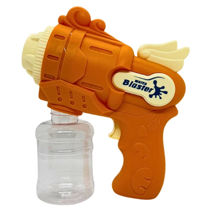 Pistol cu Apa pentru Copii, Water Blaster cu 2 Moduri de Tragere (Jet si Spray), Distanta 7-8 m, cu Recipient Apa
