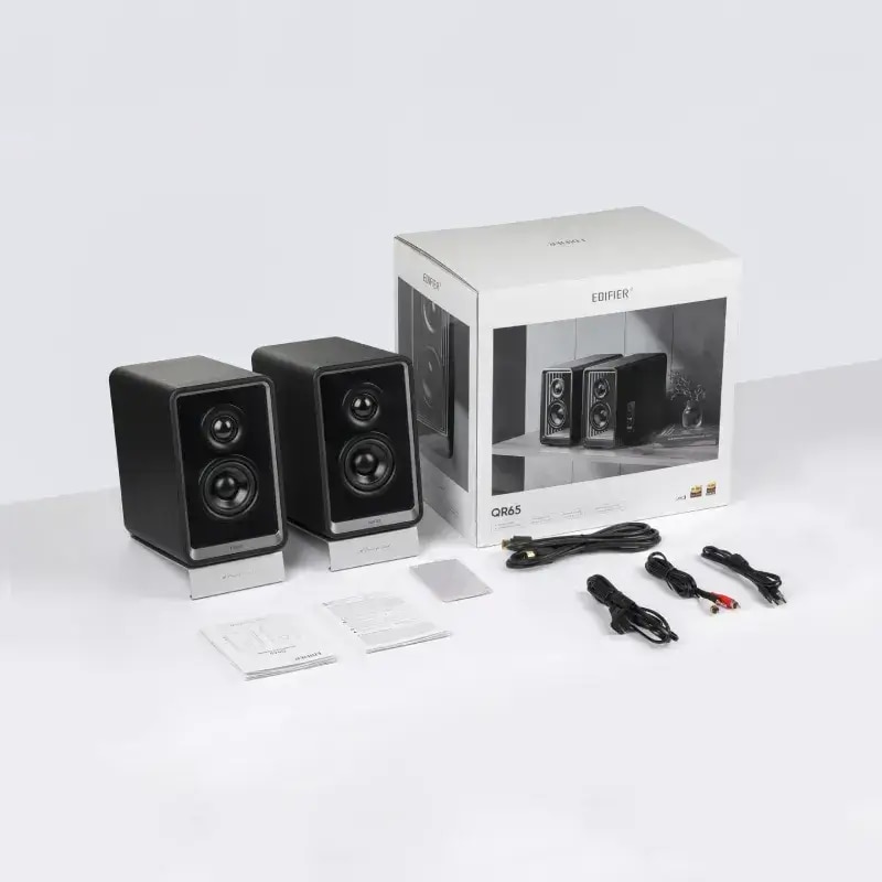 Boxe 2.0 Edifier QR65-BK, 70W, Bluetooth, Negru - eMAG.ro