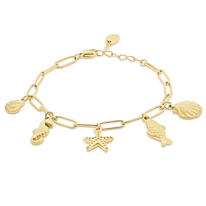 Bratara dama CO88 Collection, auriu, aliaj metalic