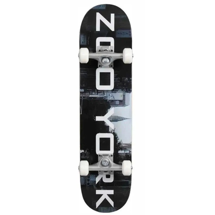 Skateboard Zoo York City, 7.25", 30"x7.25", 7 straturi, pentru incepatori si intermediari