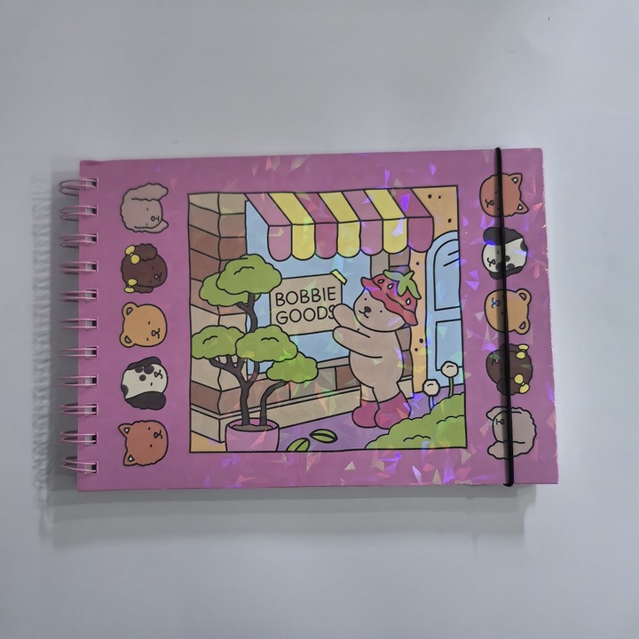 Relaxáló Színezőkönyv, BOBBIE GOODS, Rajzfilmfigurák, 3 év