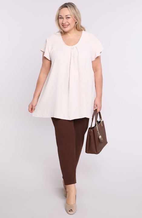 Tunica bej cu cravate 46/48