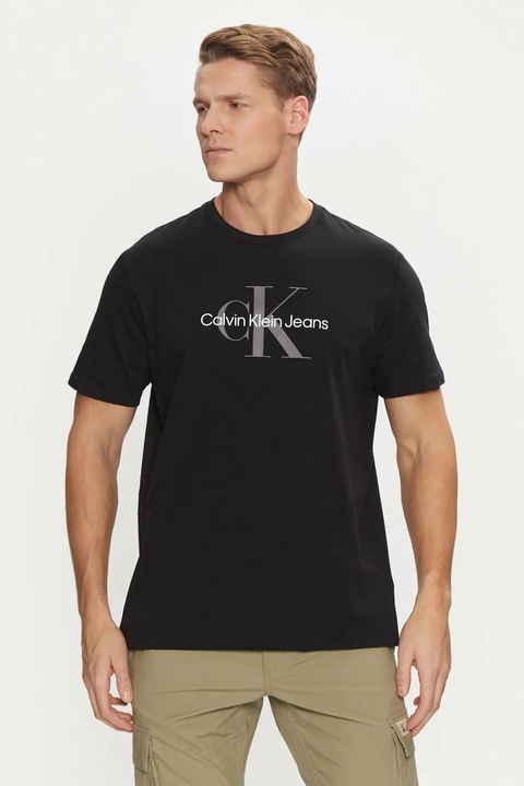 Ferfi polo Calvin Klein Jeans 00040EM286, Fekete, 2XL