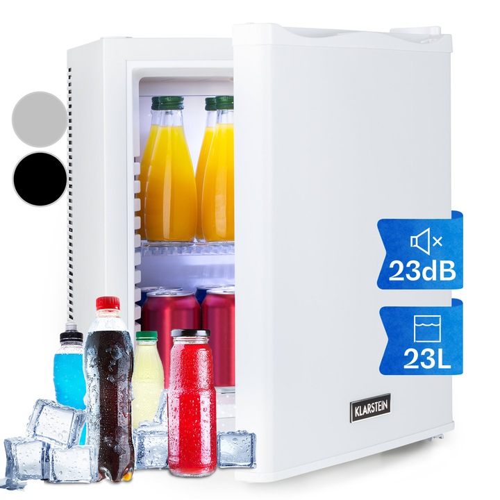 Klarstein, Happy Hour Minibár 5-15°C Eek G Silentios 23 Db LED világítás