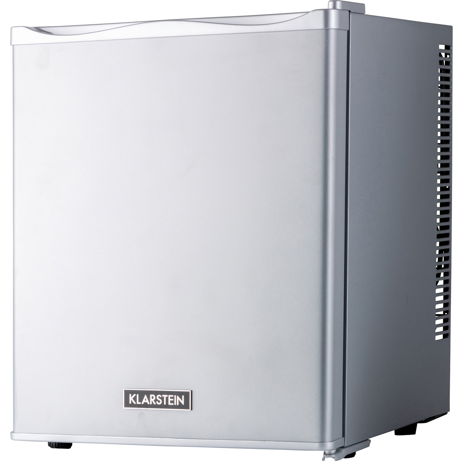 Klarstein, Happy Hour 23, Minibar, 23 L, 5 - 15 °C, Clasa Energetica G, Silentios, 23 Db, Lumina Led, Argintiu