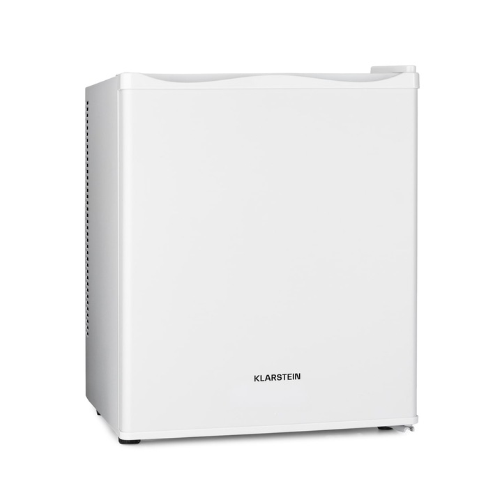 Frigider pentru bauturi Klarstein Happy Hour 25, 30 litri, iluminare LED, clasa energetica F, Alb, 47.5 cm inaltime