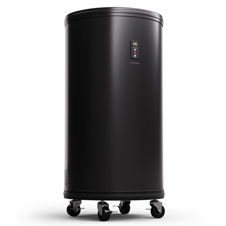 Frigider pentru băuturi Klarstein Dl. Barbot 50, mobil, 50 litri, 0-16°C, design elegant, capac din sticlă