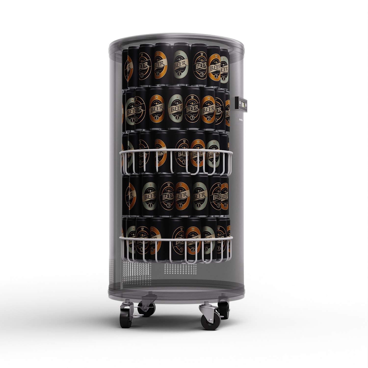 Klarstein, Dl. Barbot 75, Frigider Pentru Bauturi, Frigider De Bar, 75 Litri, 0-16 °C, Mobil