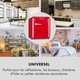 Klarstein, Audrey Mini, Frigider Retro, 48 L, 2 Compartimente, Eficienta Energetica Clasa F