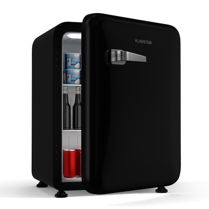 Klarstein, Mini Frigider Audrey Evo, 68 L, Design Retro, Silentios, Compact, 3 Culori