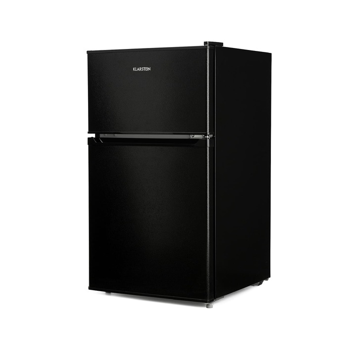 Klarstein, Big Daddy Cool, Frigider Cu Congelator, 61/26 Litri, 40 Db, F, Negru