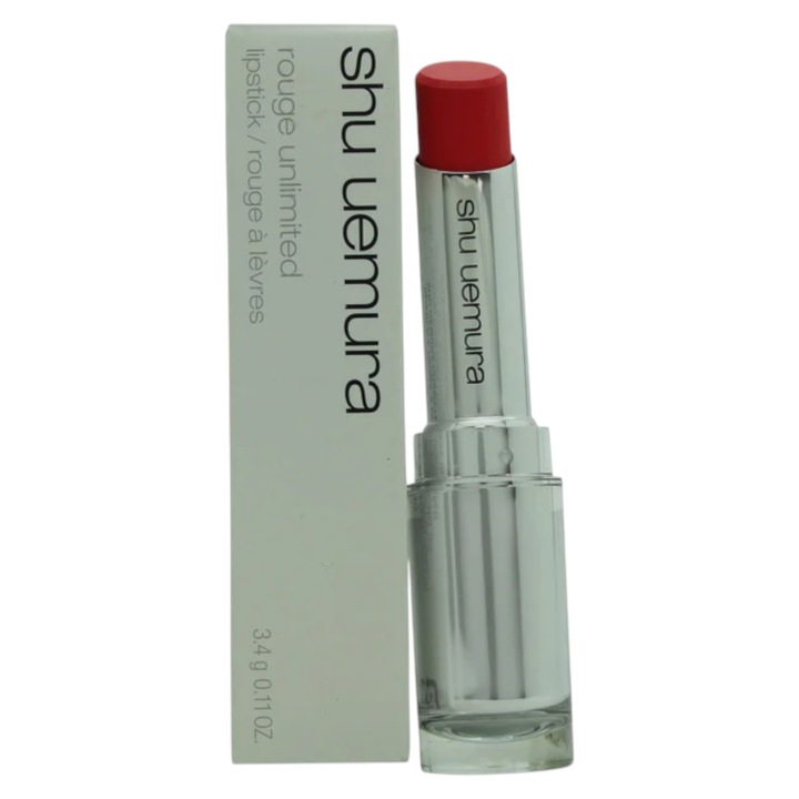 Червило Shu Uemura Rouge Unlimited, хидратиращо, червено 356, 3.4 г