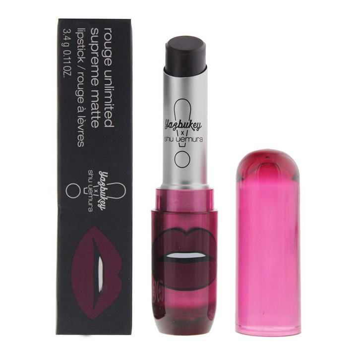Ruj Shu Uemura Rouge Unlimited, crema de buze, mov, 3, 4 g
