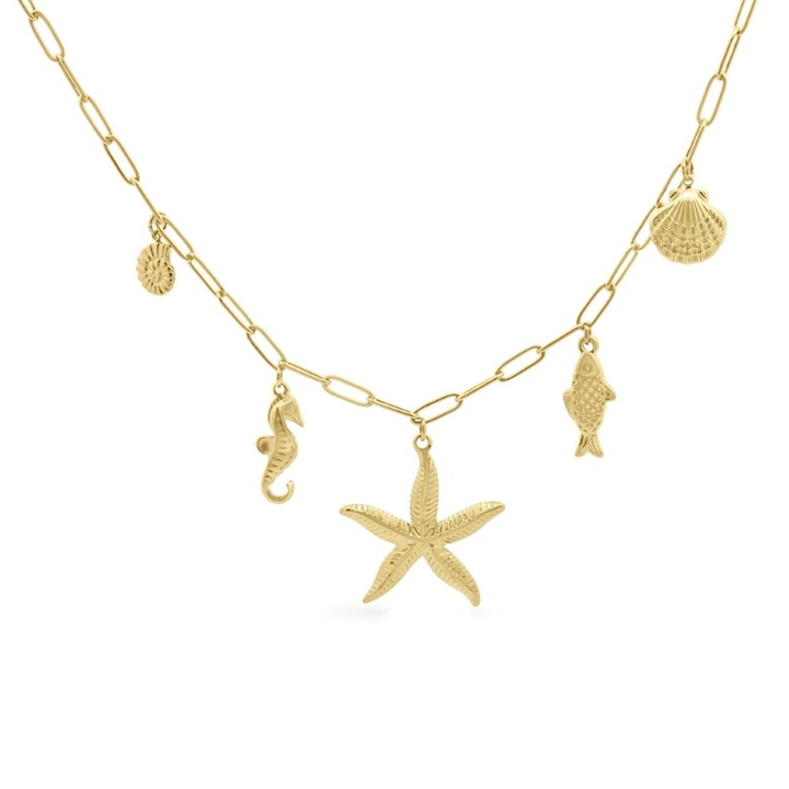 Colier dama CO88 Collection Auriu, material aur