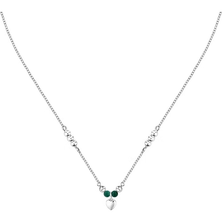 Colier dama Morellato Talismani argintiu, metal, include carcasa, 10g