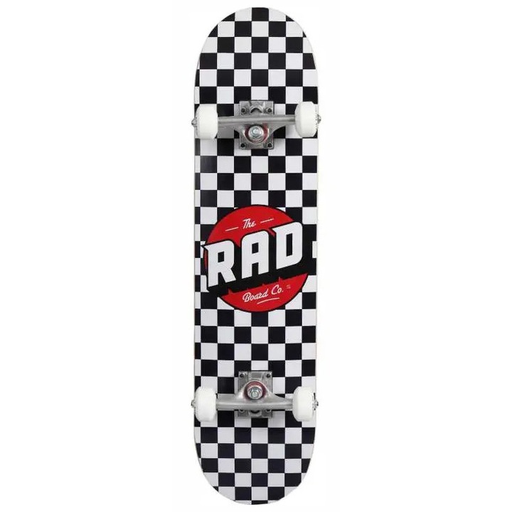 Deskorolca completa RAD Dude Crew, 7.75", 31"x7.75", 7 straturi, neagra